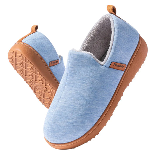 Pantoffels met Harde Zool & Fleece Voering - Warme Sloffen