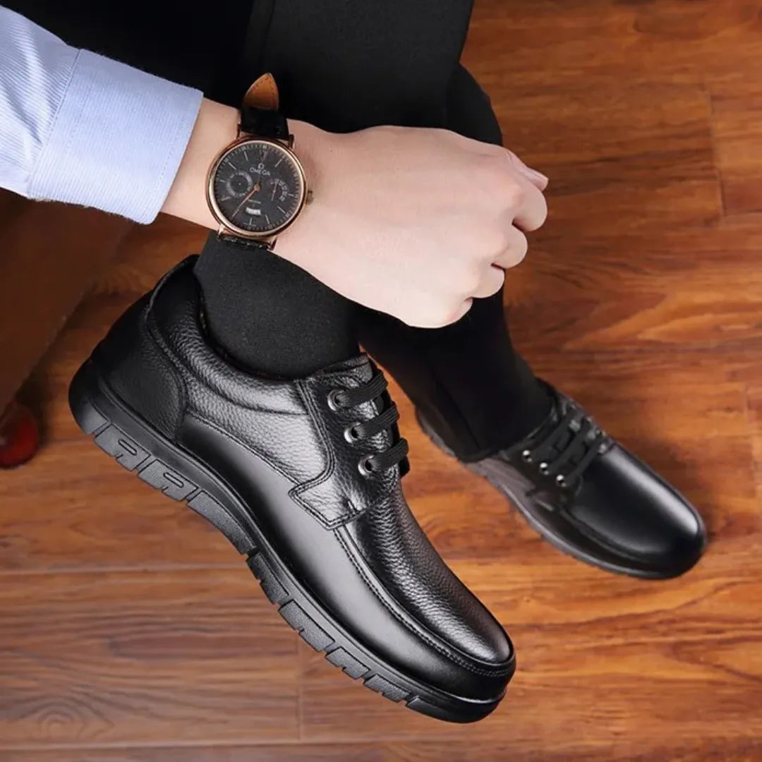 Mason Leren Veterschoenen Heren