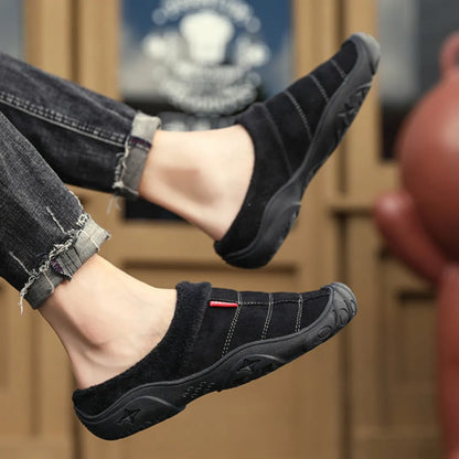 Pantoffels Heren – Comfortabele Warme Sloffen met Zachte Zool