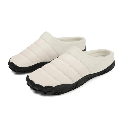 Toby Barefoot Pantoffels – Warme Pluche Slippers met Antislip Zool