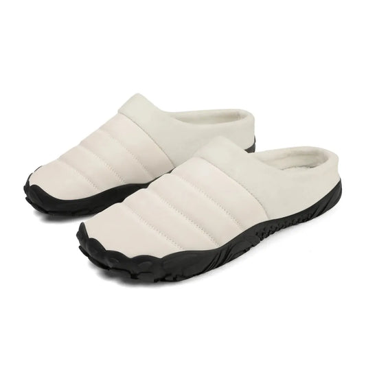 Toby Barefoot Pantoffels – Warme Pluche Slippers met Antislip Zool