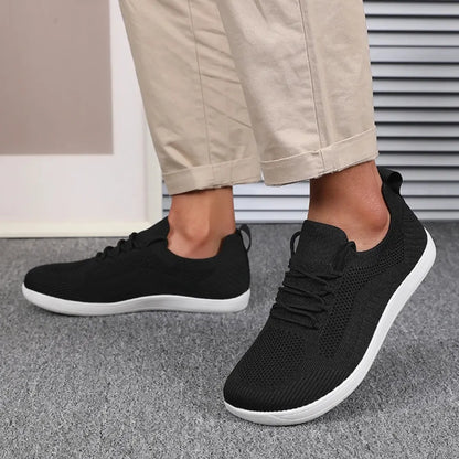 Lior Mesh Barefoot Sneakers met Brede Neus – Ademend & Zero Drop Zool