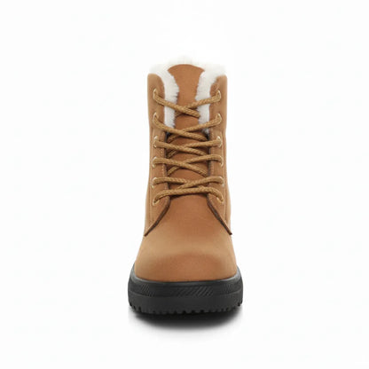 Dames Winterboots – Warme Enkellaarsjes met Voering en Antislip Zool