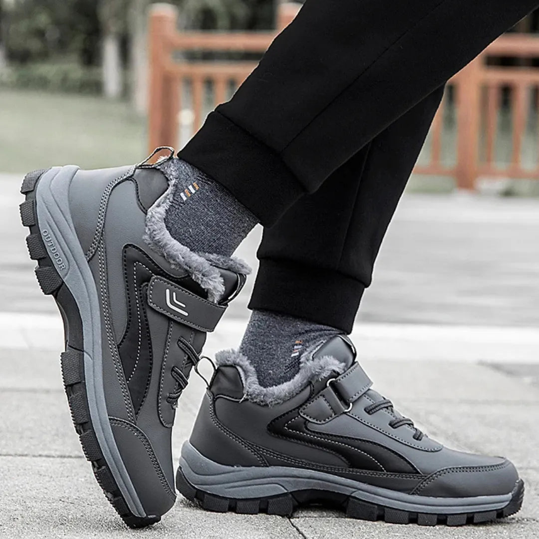 Wandelschoenen Heren Waterdicht - Dempende Schoenen met Klittenband