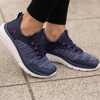 Slip On Sneakers Dames - Orthopedische Schoenen met Brede Neus