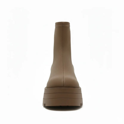 Roxy Platform Boots Dames – Chunky Enkel laarzen met Plateauzool