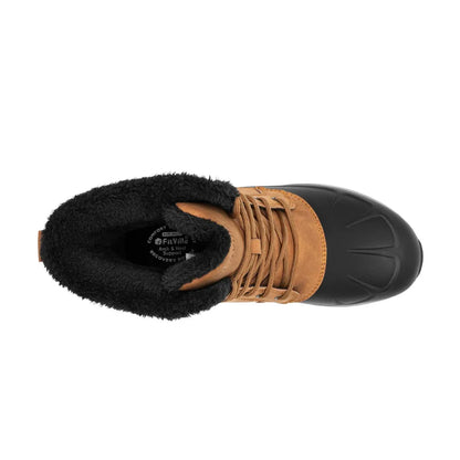 Piet Heren Winterlaarzen – Gevoerde Snowboots met Brede Teendoos