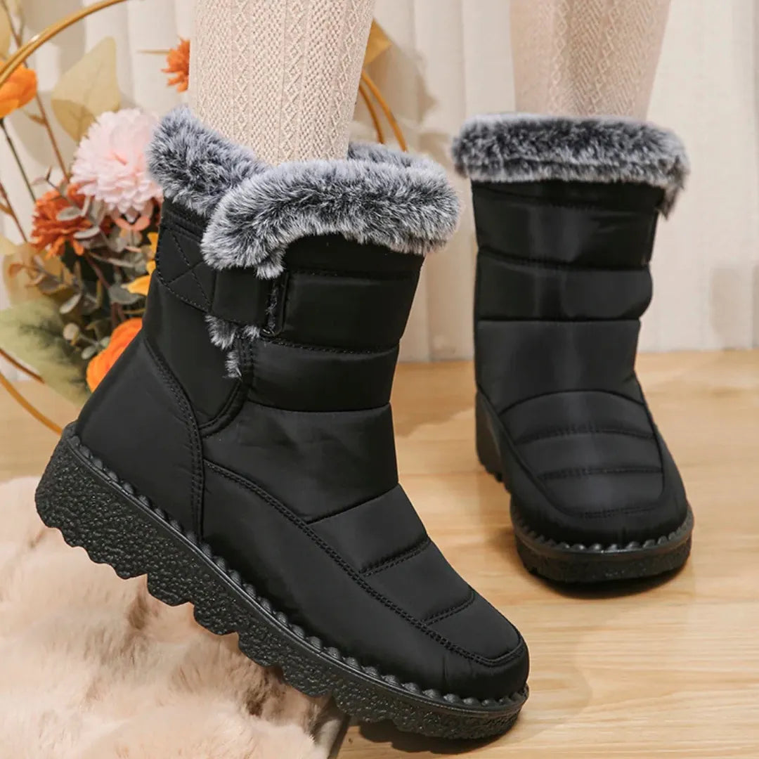 Fenna Dames Snowboots – Waterdichte Laarzen met Warme Voering