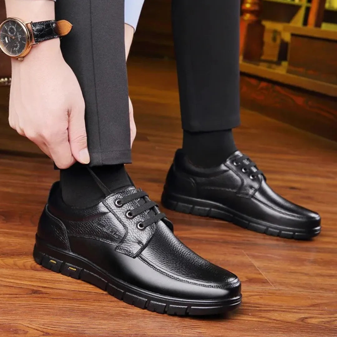 Mason Leren Veterschoenen Heren