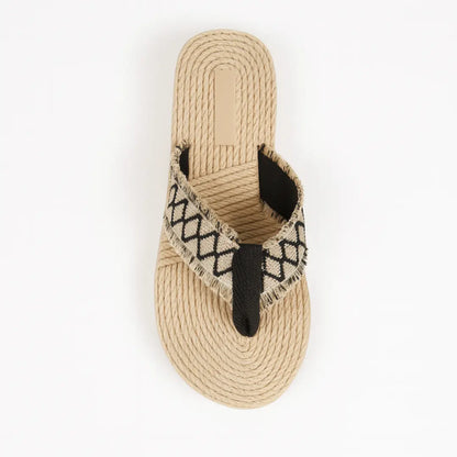 Sira Dames Slippers met Sleehak - Ibiza Slippers