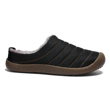 Chris Warm Gevoerde Heren Sloffen – Pantoffels met Bont en Harde Zool