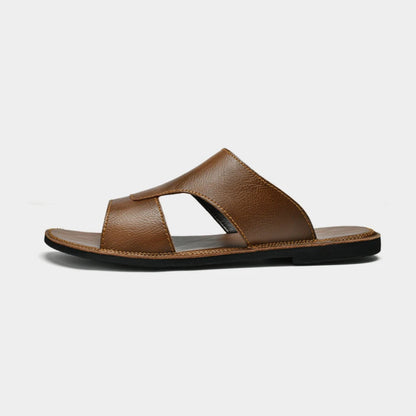 Cloud Herenslippers Leer met Hakje