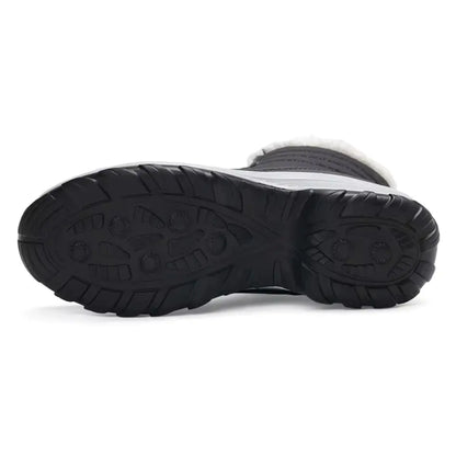 Dames Snowboots met Veters & Grip - Laarzen met Voetboog Ondersteuning