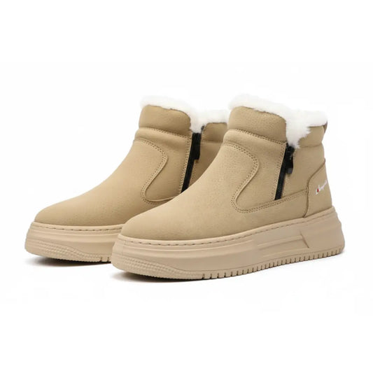 Daven Warme Heren Winterschoenen - Antislip Gevoerde Winterboot