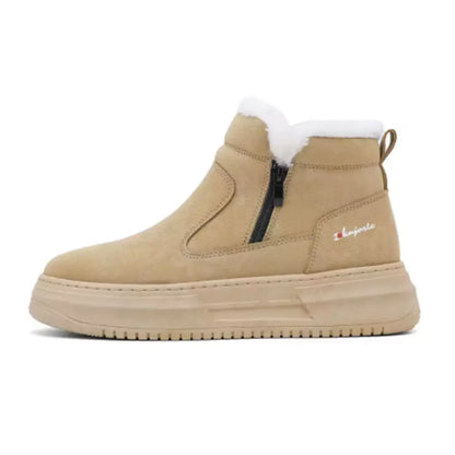 Daven Warme Heren Winterschoenen - Antislip Gevoerde Winterboot