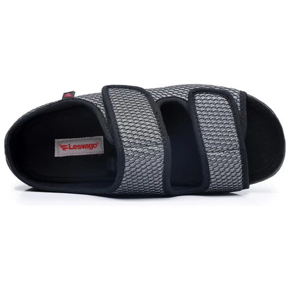 Diabetes schoenen – Unisex sandaal voor brede voeten met klittenband