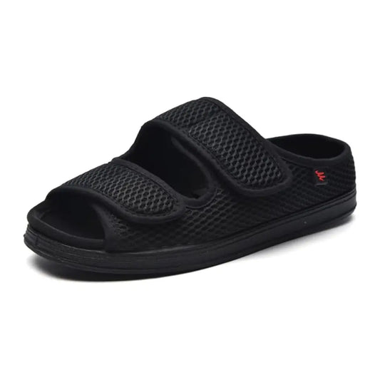 Diabetes schoenen – Unisex sandaal voor brede voeten met klittenband