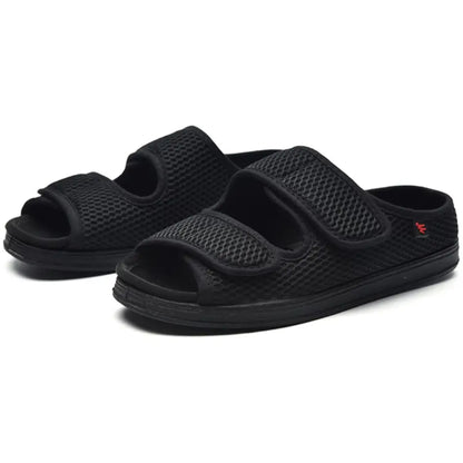 Diabetes schoenen – Unisex sandaal voor brede voeten met klittenband