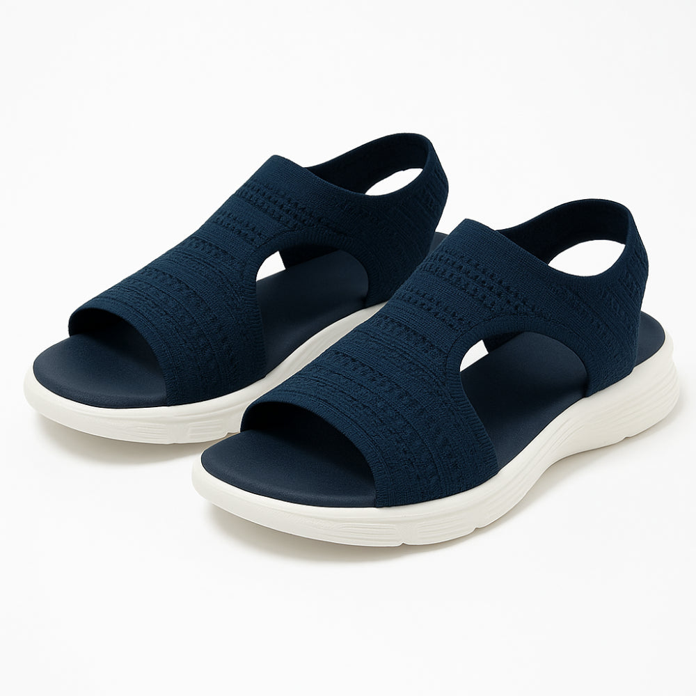 Evi Platform Sandalen met Voetbed - Zomerse Sandalen