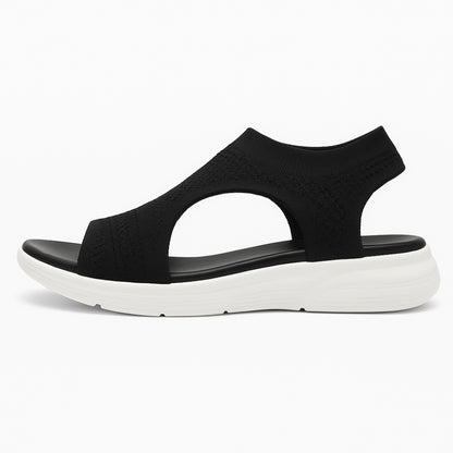 Evi Platform Sandalen met Voetbed - Zomerse Sandalen