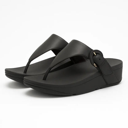 Eléa Viv Orthopedische Leren Dames Slippers met Zacht Voetbed
