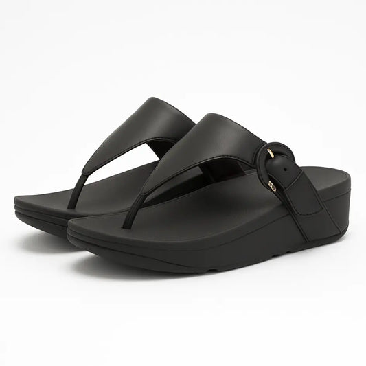 Eléa Viv Orthopedische Leren Dames Slippers met Zacht Voetbed