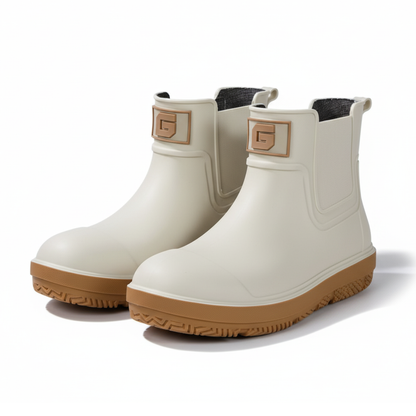Elion Waterdichte Antislip Regenlaarzen - Stevige Lage Schoenen