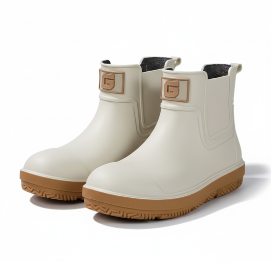 Elion Waterdichte Antislip Regenlaarzen - Stevige Lage Schoenen