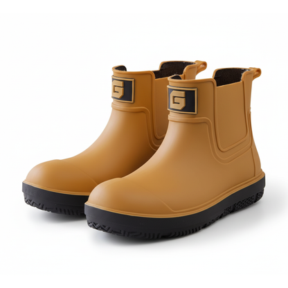 Elion Waterdichte Antislip Regenlaarzen - Stevige Lage Schoenen