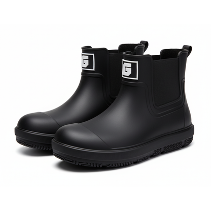 Elion Waterdichte Antislip Regenlaarzen - Stevige Lage Schoenen