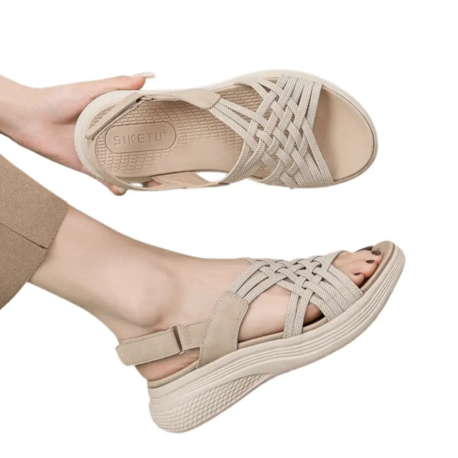 Eva Lou Comfortabele Sandalen met Ergonomisch Dempend Voetbed