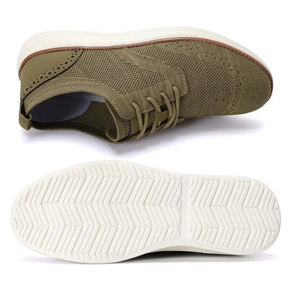 Evan Ademende Instappers Heren met Veters – Casual Mesh Sneakers