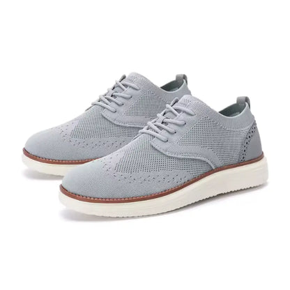 Evan Ademende Instappers Heren met Veters – Casual Mesh Sneakers
