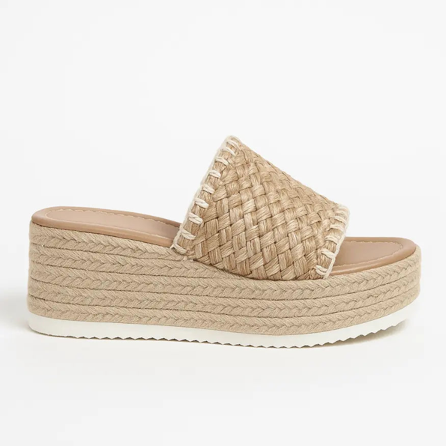 Fiene Espadrilles - Sandalen met Sleehak Dames