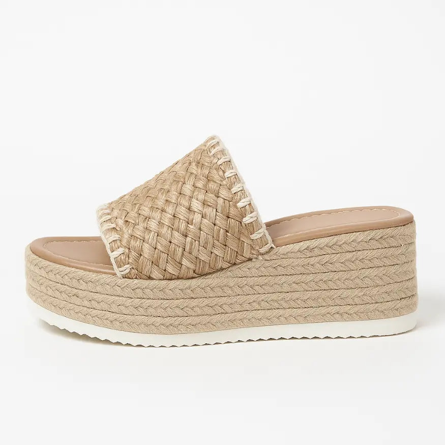 Fiene Espadrilles - Sandalen met Sleehak Dames