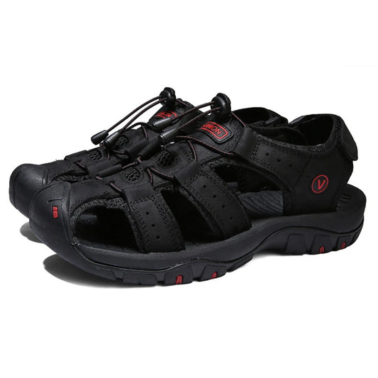 Finn Leren Outdoor Sandalen - Sandalen met Voetbed