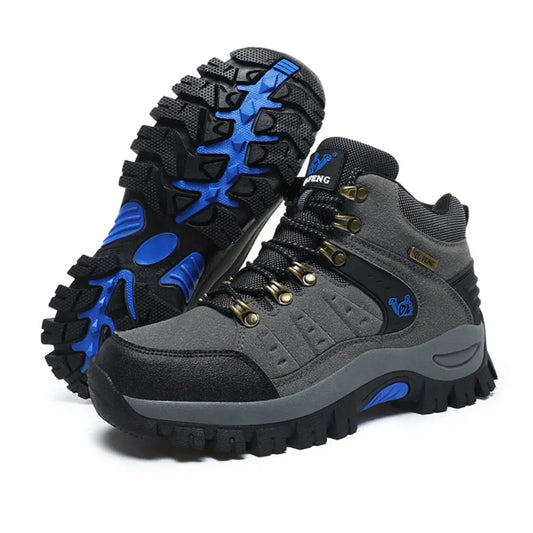 Leren Wandelschoenen met Demping Unisex - Waterdichte Bergschoenen