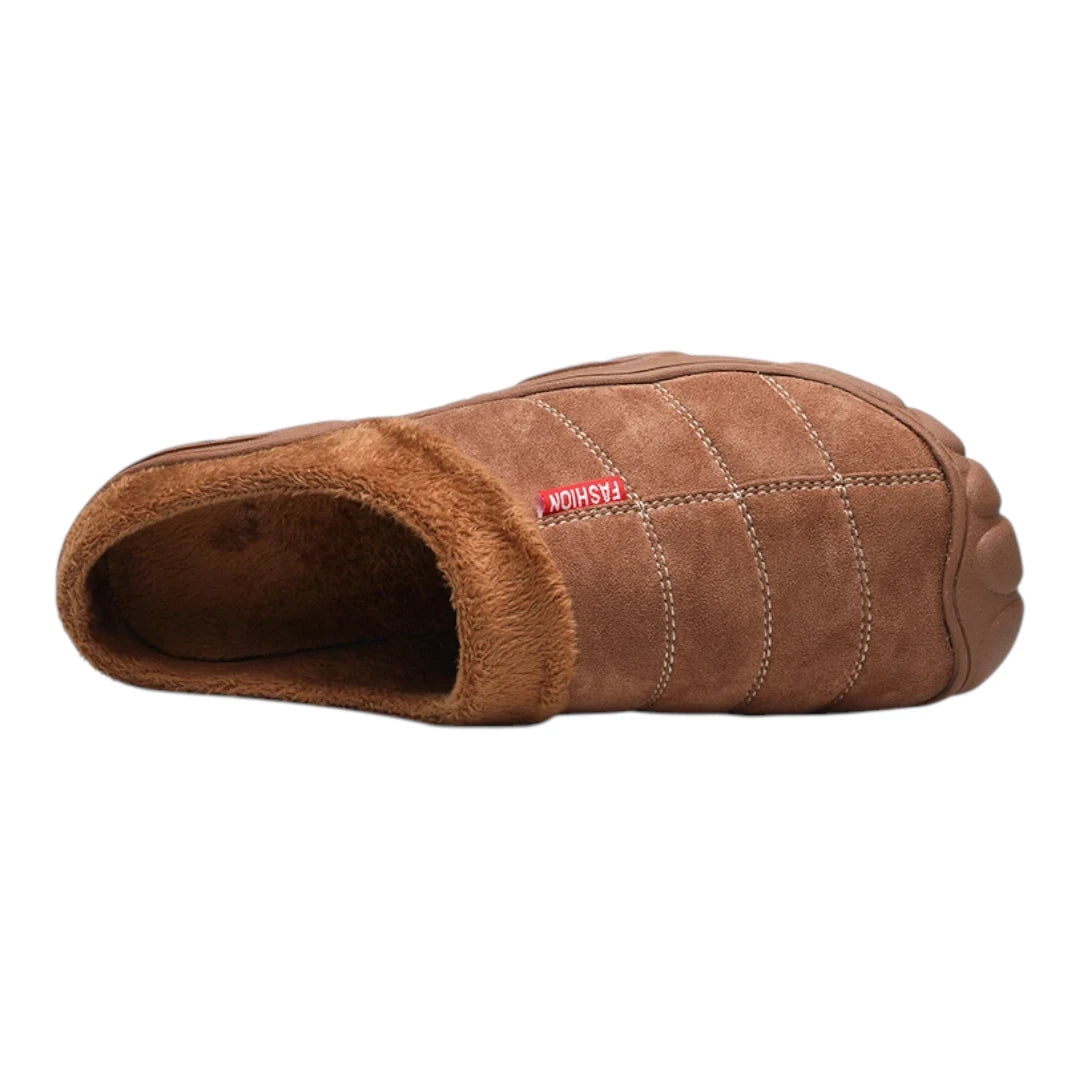 Pantoffels Heren – Comfortabele Warme Sloffen met Zachte Zool