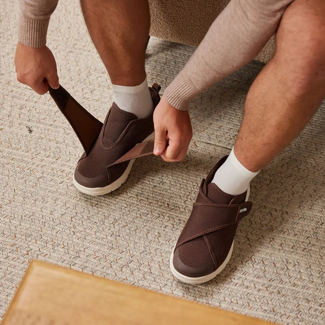 Joel Orthopedische Schoenen Heren - Brede Diabetes Instappers