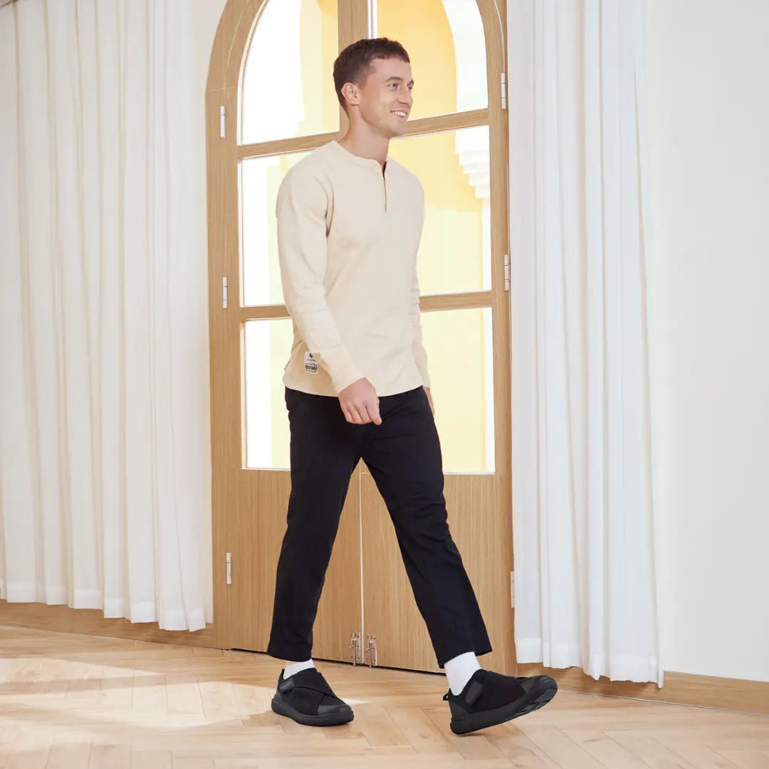 Joel Orthopedische Schoenen Heren - Brede Diabetes Instappers