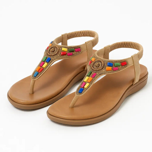 Joya Ibiza Slippers Dames met Voorgevormd Voetbed - Slippers Bohemian