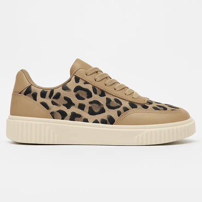 Kiki Hippe Panterprint Schoenen voor Dames - Comfortabele Sneakers