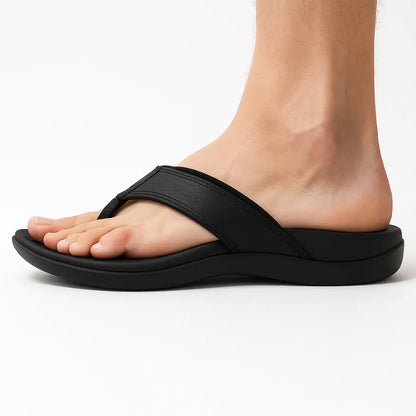 Lars Leren Slippers Heren met Voetboog Ondersteuning