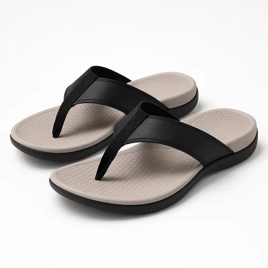 Lars Leren Slippers Heren met Voetboog Ondersteuning