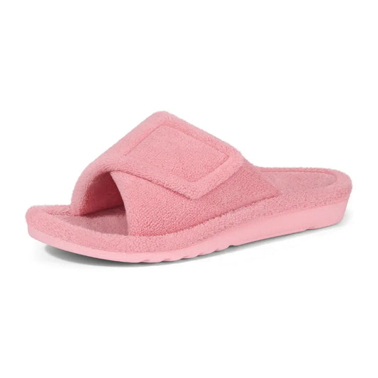 Leya Dames Pantoffels – Zachte Slippers met Voetboog Ondersteuning