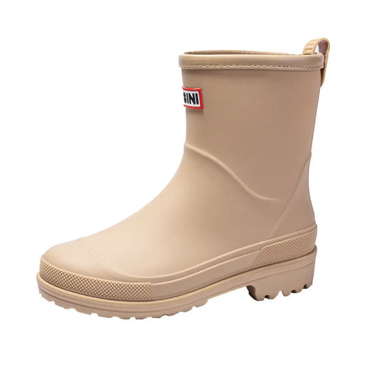 Lila Dames Regenlaarzen - Waterdichte Laarzen met Antislip zool voor Buiten
