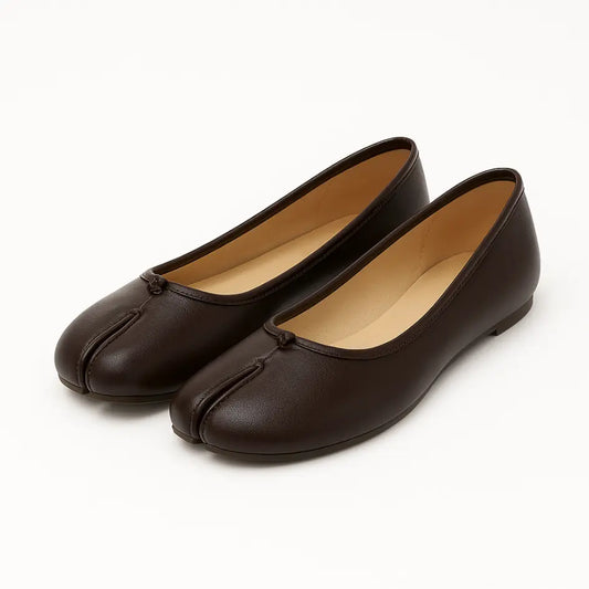 Liora Ballerina met Gespleten Tenen - Flexibele Tabi Ballerinas
