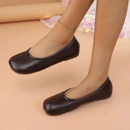 Liora Ballerina met Gespleten Tenen - Flexibele Tabi Ballerinas