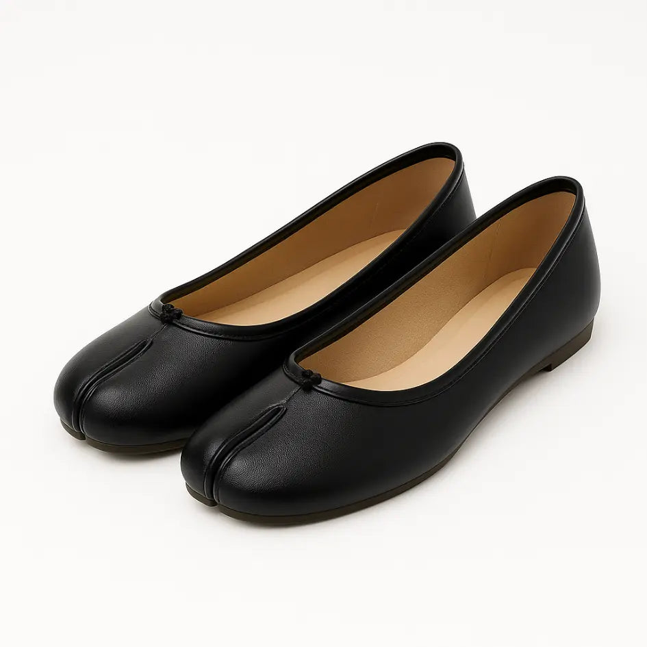 Liora Ballerina met Gespleten Tenen - Flexibele Tabi Ballerinas