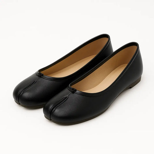 Liora Ballerina met Gespleten Tenen - Flexibele Tabi Ballerinas
